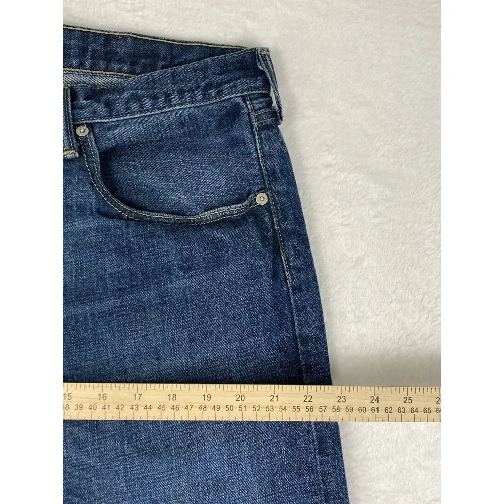 Levi's 501‎ Button Fly Denim Jeans Mens Blue Size 38x30 (36x29 Measured)